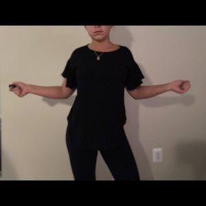Black Blouse - WORN ONCE